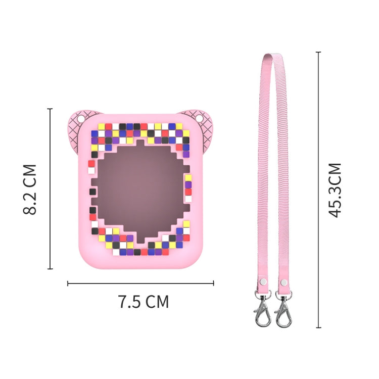 For Bitzee Pet Machine Silicone Case(Pink)