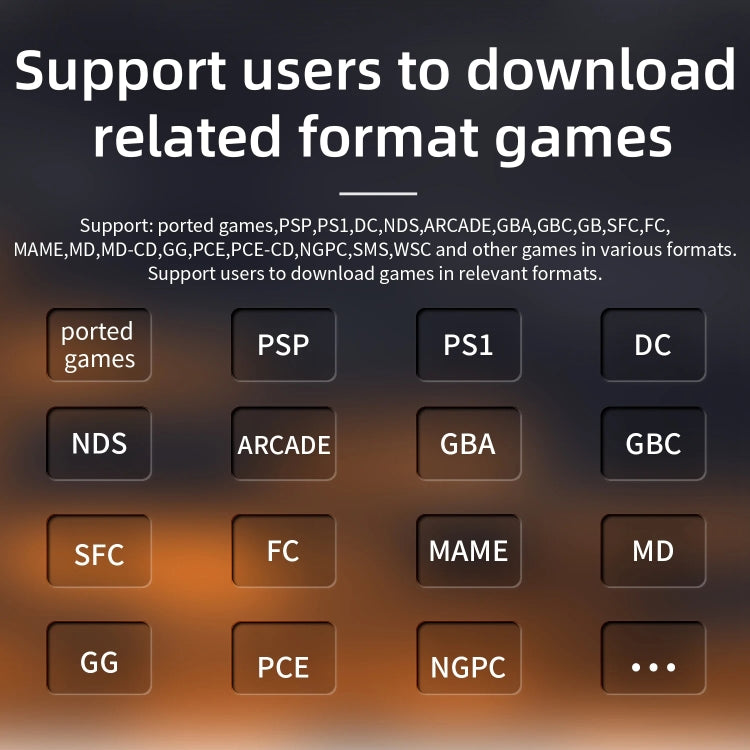 ANBERNIC RG35XX H Handheld Game Console 3.5 Inch IPS Screen Linux System 64GB+128GB(Transparent Purple)