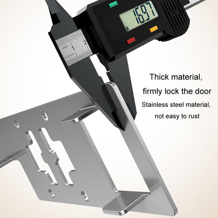 Door Stopper Home Burglary Girls Live Alone Security Lock Inside Opening Door Plug, Style: With Alarm