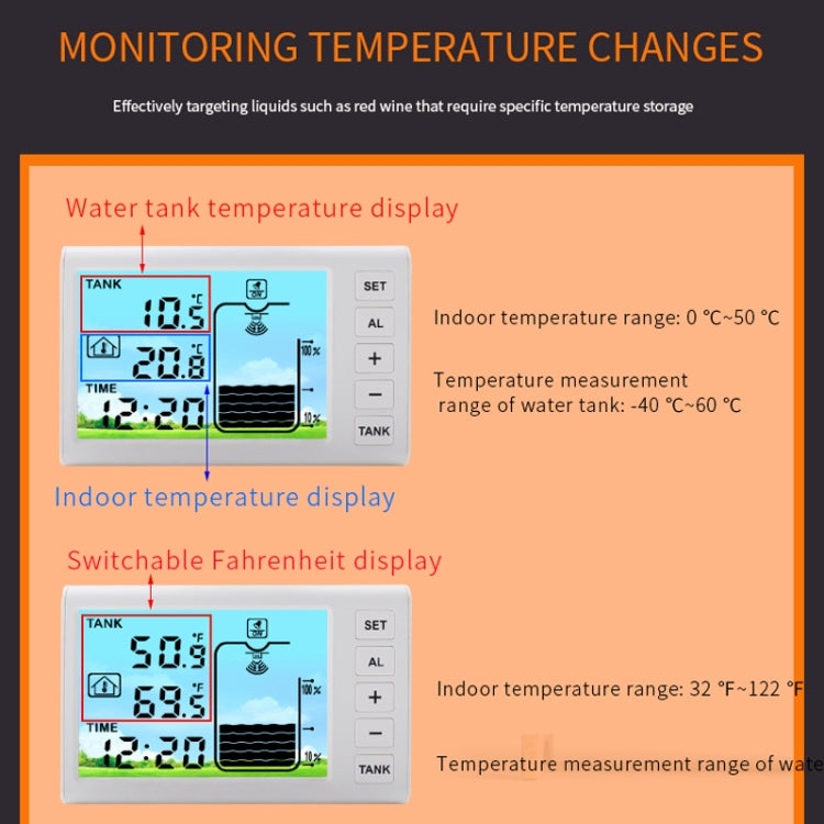 Underground Open Measurement Ultrasonic Liquid Level Meter(TS-FT001)