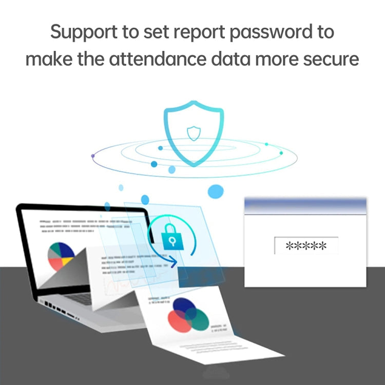 FA03 Intelligent Voice Prompt Face Recognition Fingerprint Attendance Machine(English with EU Plug)