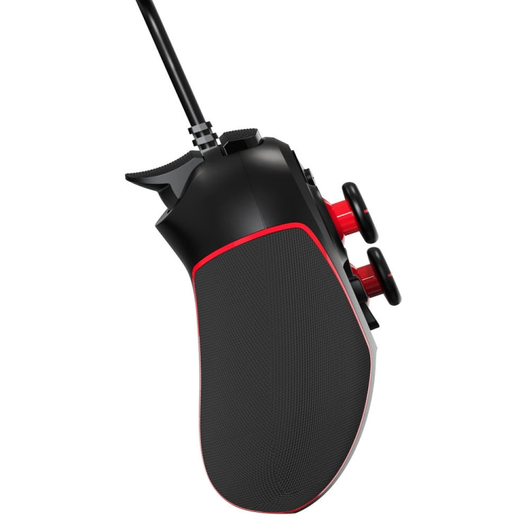 For Switch / PC USB Wired Gamepad With Vibration And Burst Function(Black)