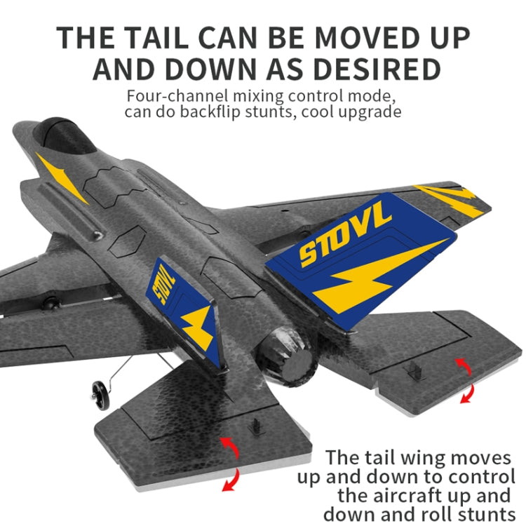 Z-57 4-channel Remote Control Stunt Tumbling Aircraft Glider Fixed-wing Foam Aircraft Model Single Battery