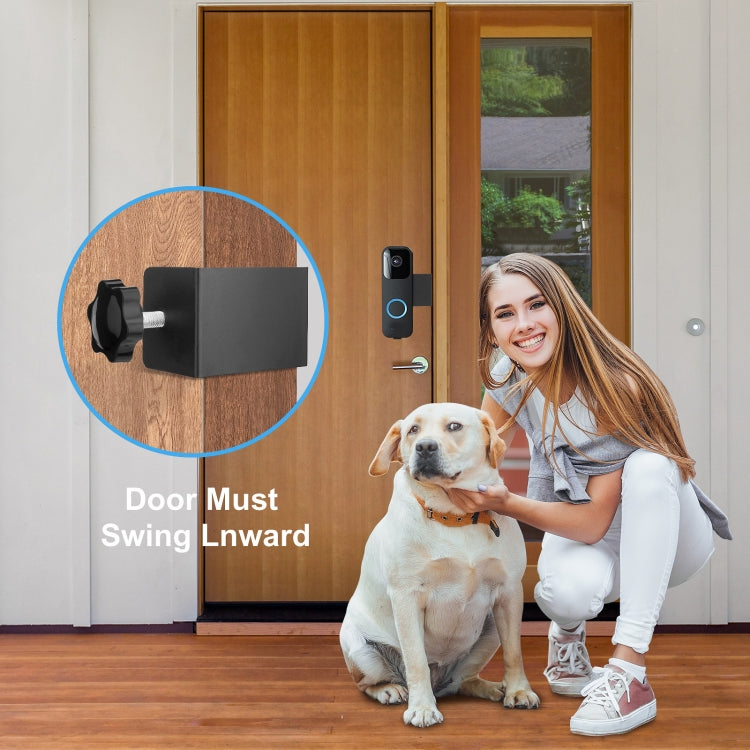For Blink Doorbell Bracket No-Drilling Easy Installation Mount(Silver)