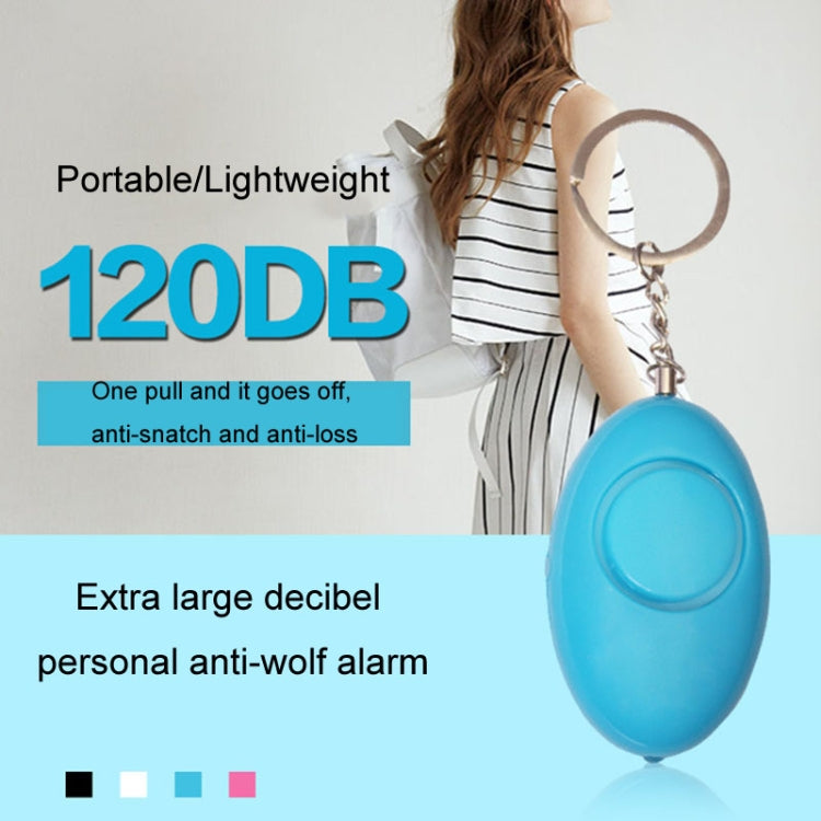 LED Flashing Alarm Anti Loss And Wolfproof Device Women Defense Emergency Caller(White)