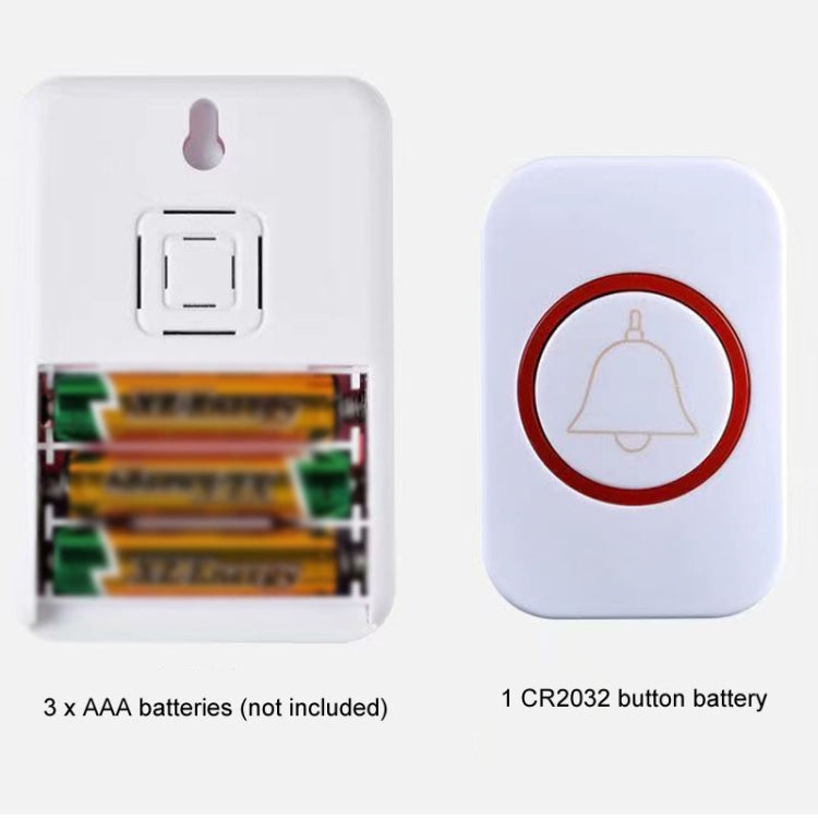 CMF1188-21 USB Power Home Wireless Doorbell Remote Control Intelligent Flashing Doorbell Caller
