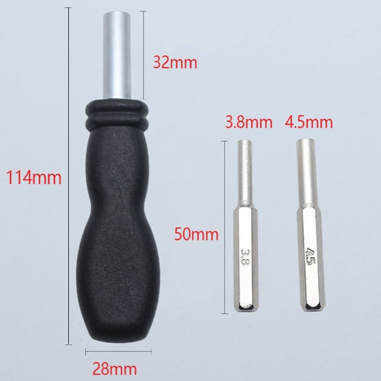 For N64/NGC/SFC Game Console Disassembly Hardware Tools Screwdriver Accessories, Model: Handle