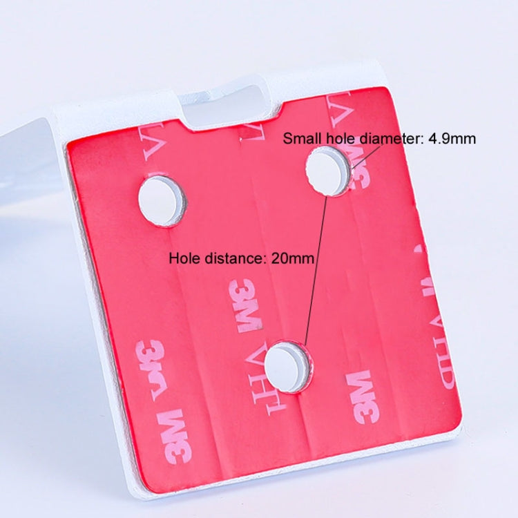 Nail-free Wall Mount Camera Bracket PTZ Version Hole-free Camera Surveillance Bracket(White)