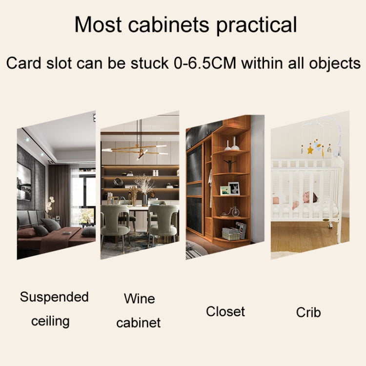 Punch-Free Surveillance Camera Mounting Bracket Cabinet Ceiling Rack, Model: Black 50cm