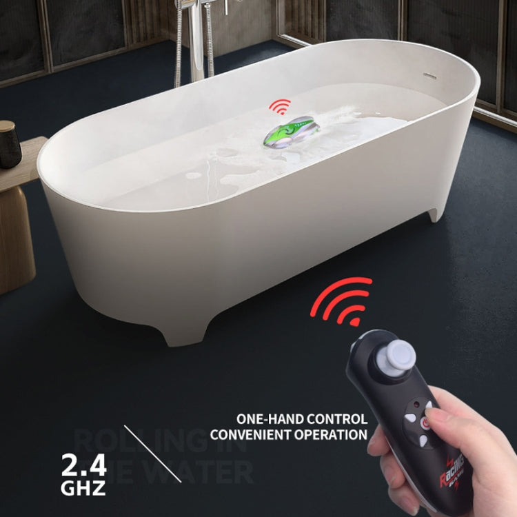 Children 2.4G Mini Remote Control Boat Summer Water Play Electrical Submarine Boys Toys(Green)