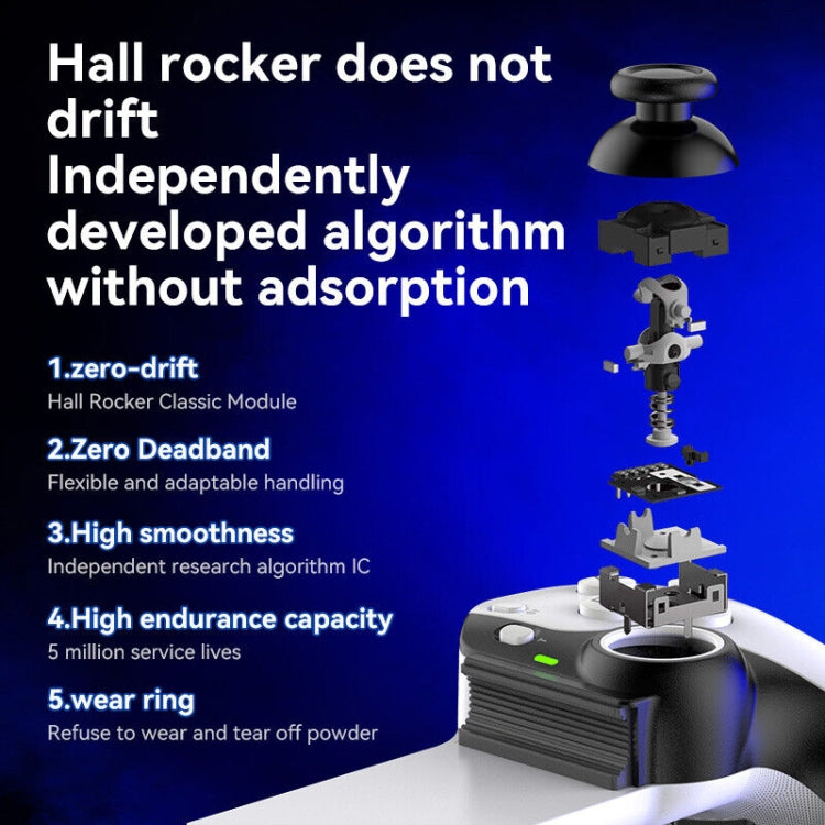 D9 Wireless Phone Stretching Game Controller For Switch / PS3 / PS4(Red)