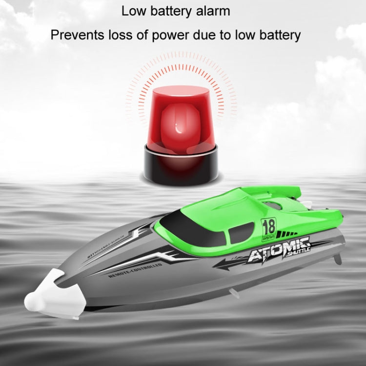 EB02 2.4G Wireless RC Boat Circulating Water-Cooled High-Speed Speedboat Racing Boat Model Toy(Orange)