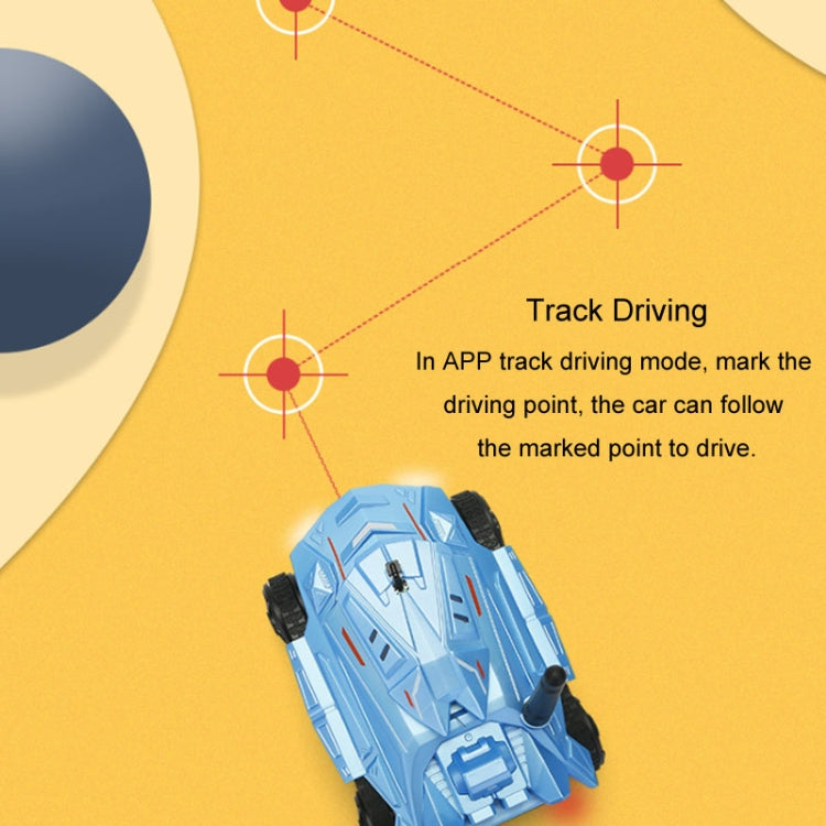 Tank Car Toys 720P HD Camera RC Car With Real-time Surveillance With Remote Controller(Blue)