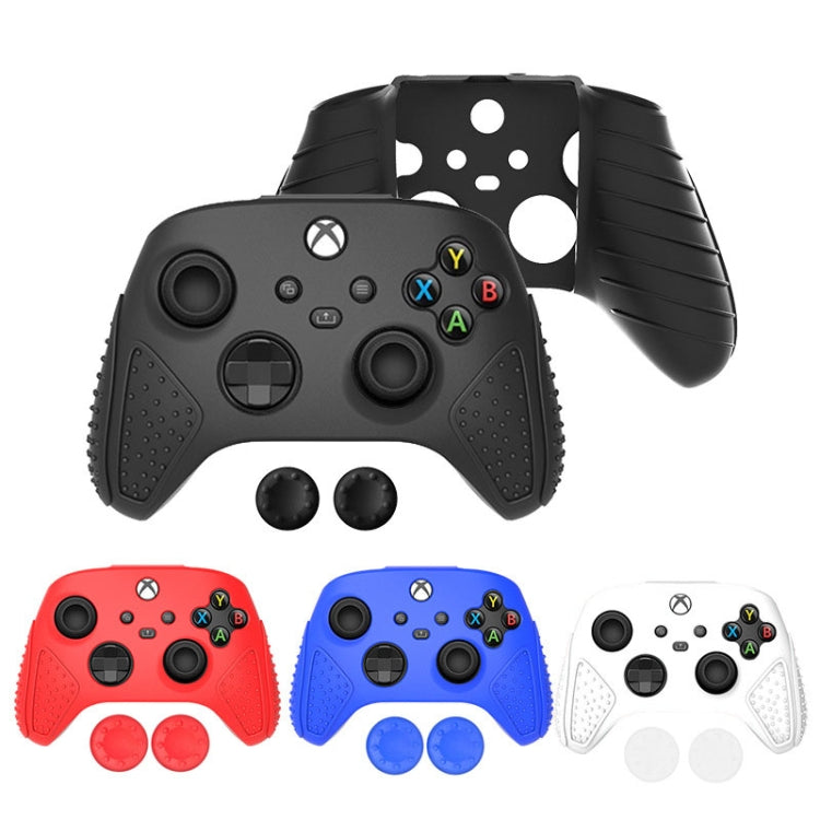 For XBox Series S / X Gamepad Non-Slip Silicone Protective Case(Red)