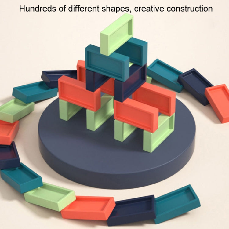 Children Dominoes Toy Train Electrical Music Light Train Automatic Casting Tokens Toy(Pink)