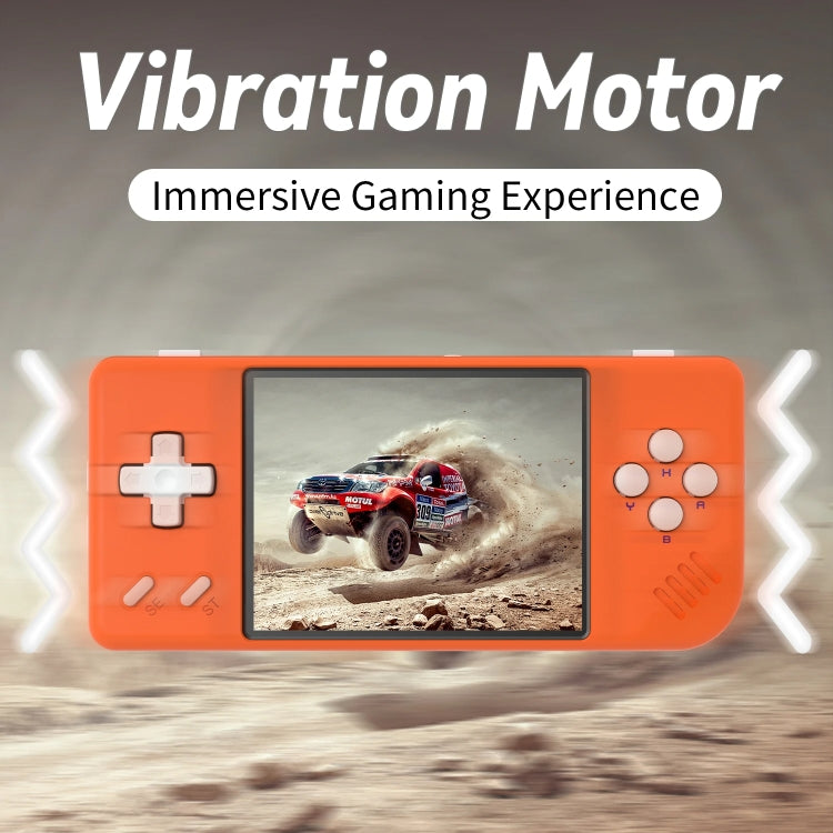 ANBERNIC RG28XX Retro Handheld Game Console 2.83-Inch IPS Screen Linux OS 64GB(Transparent Black)