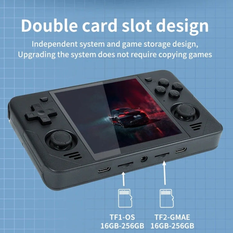 POWKIDDY RGB30  4 Inch IPS Screen Handheld Game Console Built In WIFI＋Bluetooth 16GB+64GB(Blue)