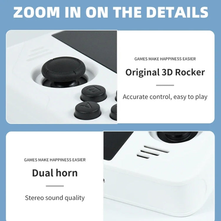 POWKIDDY RGB30  4 Inch IPS Screen Handheld Game Console Built In WIFI＋Bluetooth 16GB+64GB(Black)