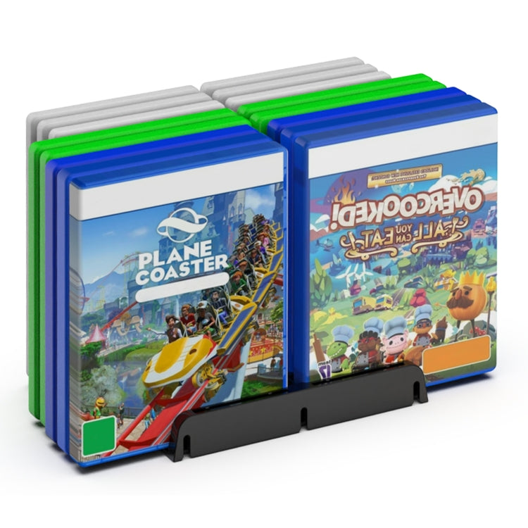 Game Disk Storage Stand Desktop Large Capacity CD Case(Black)