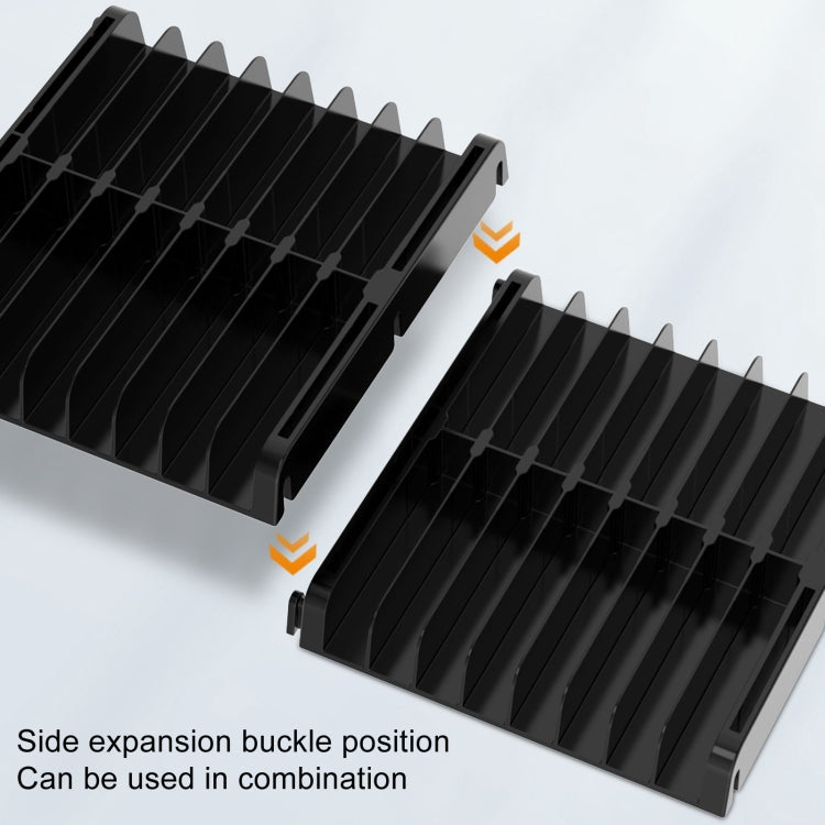 Game Disk Storage Stand Desktop Large Capacity CD Case(Black)