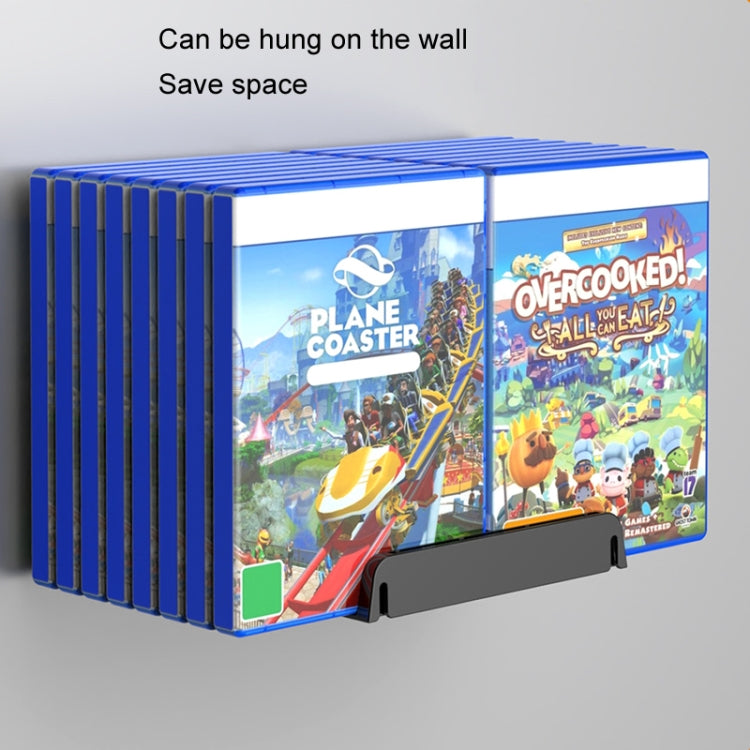 Game Disk Storage Stand Desktop Large Capacity CD Case(Black)