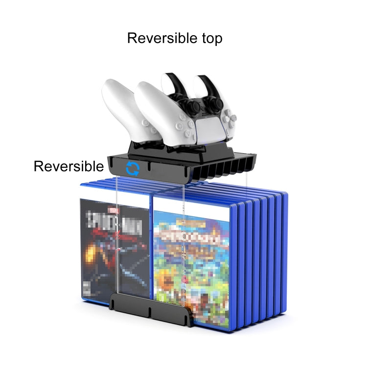 Game Card CD Disk Storage Bracket Wall Mounted Storage CD Case(Black)