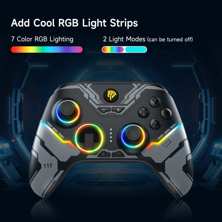 EasySMX X15 Hall Joystick Trigger RGB Wireless Gamepad(Mech)