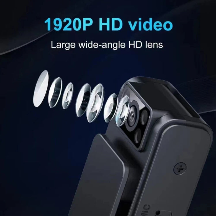 L8  1080P Video Recorder 130 Degree Wide Angle Lens Camera With Back Clip Infrared Night Vision
