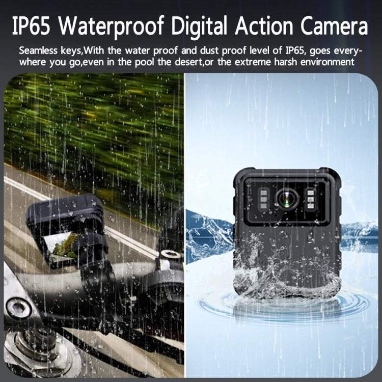 L9 1080P  2.0 Inch IPS Screen Video Recorder With Back Clip IP65 Waterproof Mini Camcorders