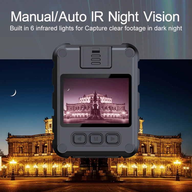 L9 1080P  2.0 Inch IPS Screen Video Recorder With Back Clip IP65 Waterproof Mini Camcorders