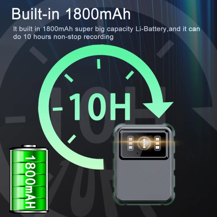 L9 1080P  2.0 Inch IPS Screen Video Recorder With Back Clip IP65 Waterproof Mini Camcorders