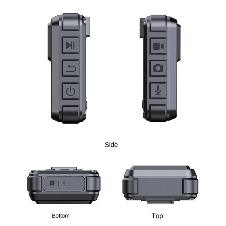 L9 1080P  2.0 Inch IPS Screen Video Recorder With Back Clip IP65 Waterproof Mini Camcorders