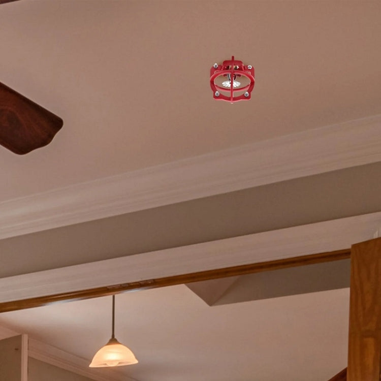 Non-disassembly Fire Sprinkler Head Protective Cover Bracket, Style: For Red 4-point Sprinkler
