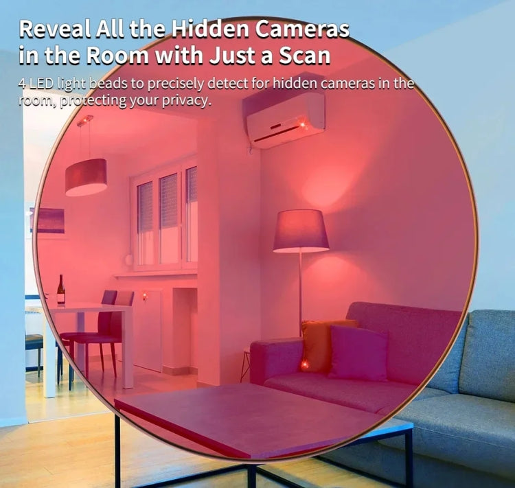 Camera Detector Hotel Anti-Shooting Surveillance Infrared Inspector(White)