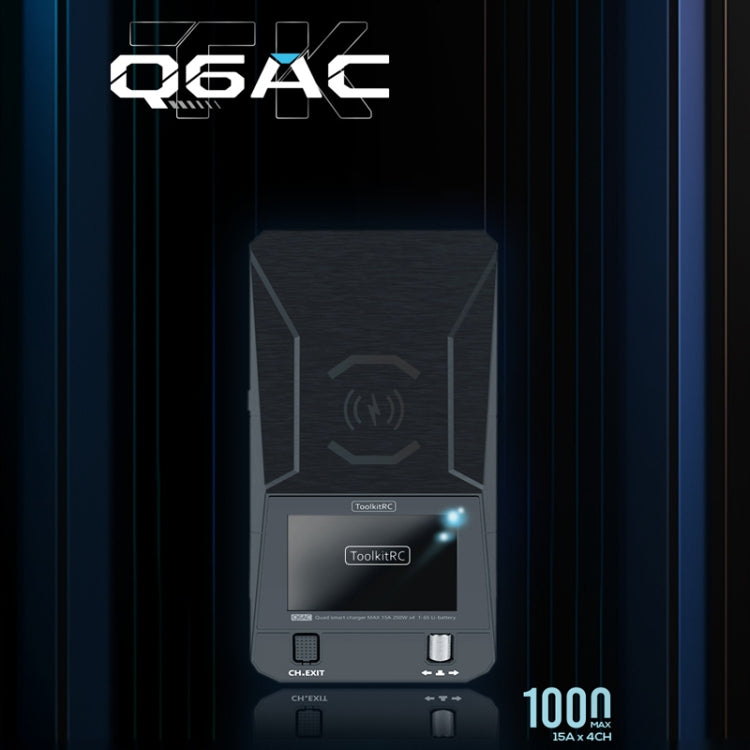 ToolkitRC Q6AC Airplane And Car Model Li-Po Battery Balance Charger(EU Plug)