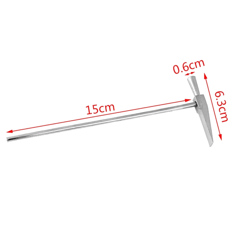 15cm Carimba Tuning Hammer Thumb Piano Mini Hammer(Silver)