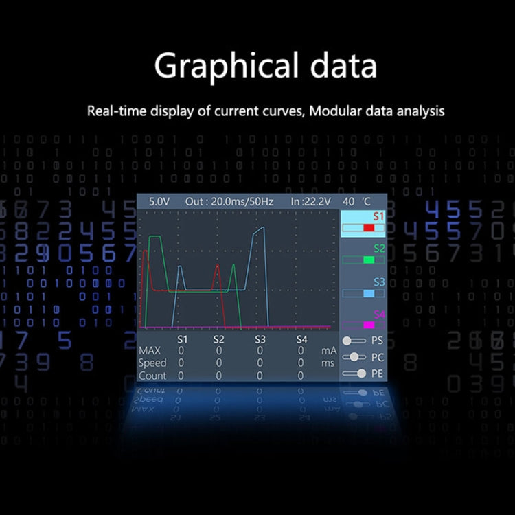 ToolkitRC ST8 Multi-Channel Servo Tester Signal Test Current Collector(Black)