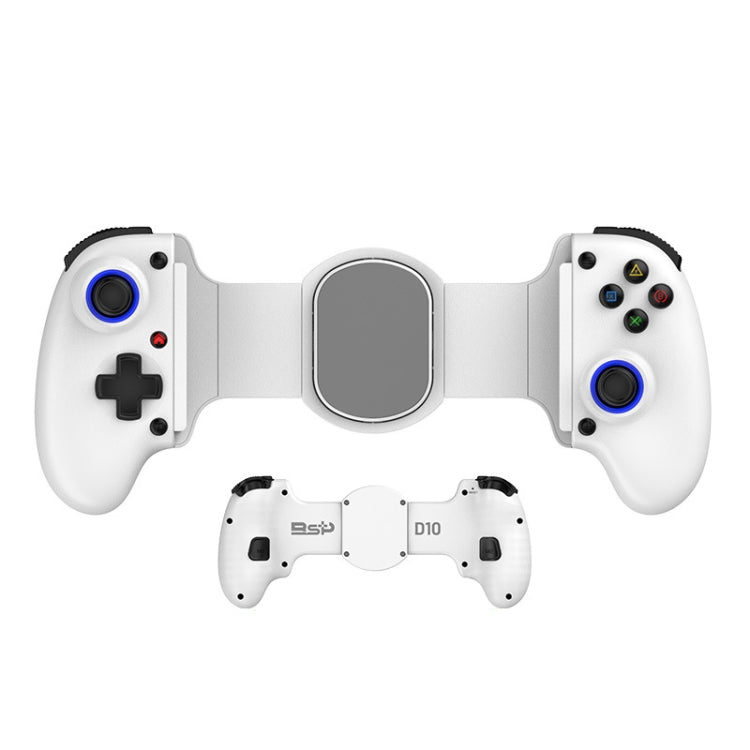 BSP-D10 Wireless Stretch Game Controller for Switch / Android / IOS / PC / PS3 / PS4(White)