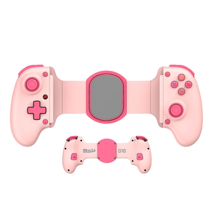 BSP-D10 Wireless Stretch Game Controller for Switch / Android / IOS / PC / PS3 / PS4(Pink)