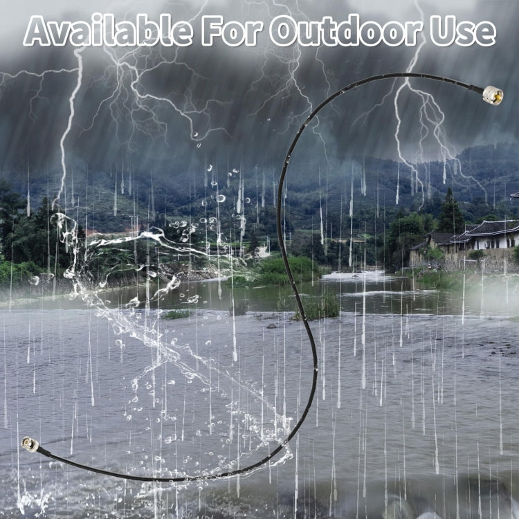 1m BNC Male To UHF Male RG58 Adapter Cable