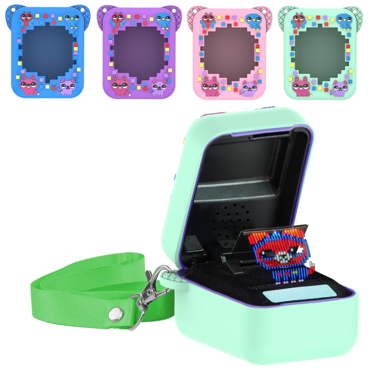 For Bitzee Electronic Pet Machine Silicone Protective Case(Light Purple)