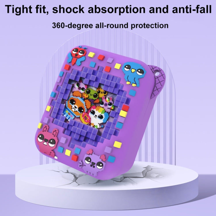 For Bitzee Electronic Pet Machine Silicone Protective Case(Light Purple)