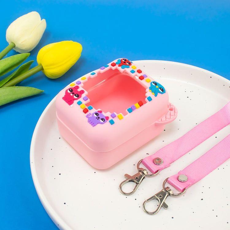 For Bitzee Electronic Pet Machine Silicone Protective Case(Blue)