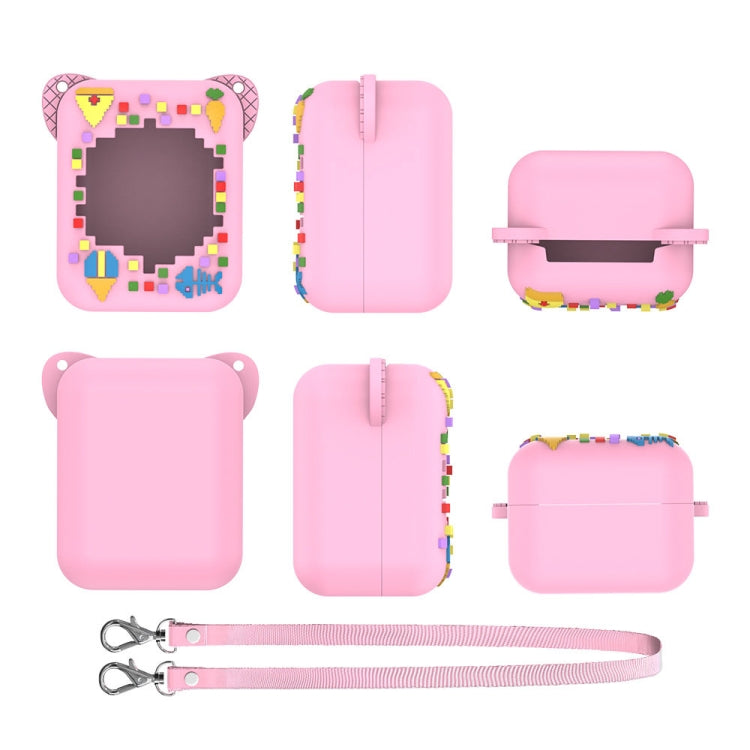 For Bitzee Electronic Pet Machine Silicone Protective Case(Pink)