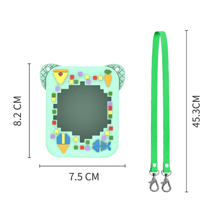 For Bitzee Electronic Pet Machine Silicone Protective Case(Light Purple)