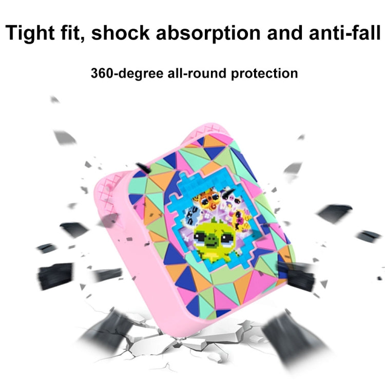 For Bitzee Magicals Digital Electronic Pet Gaming Machine Silicone Protective Cover(Light Purple)