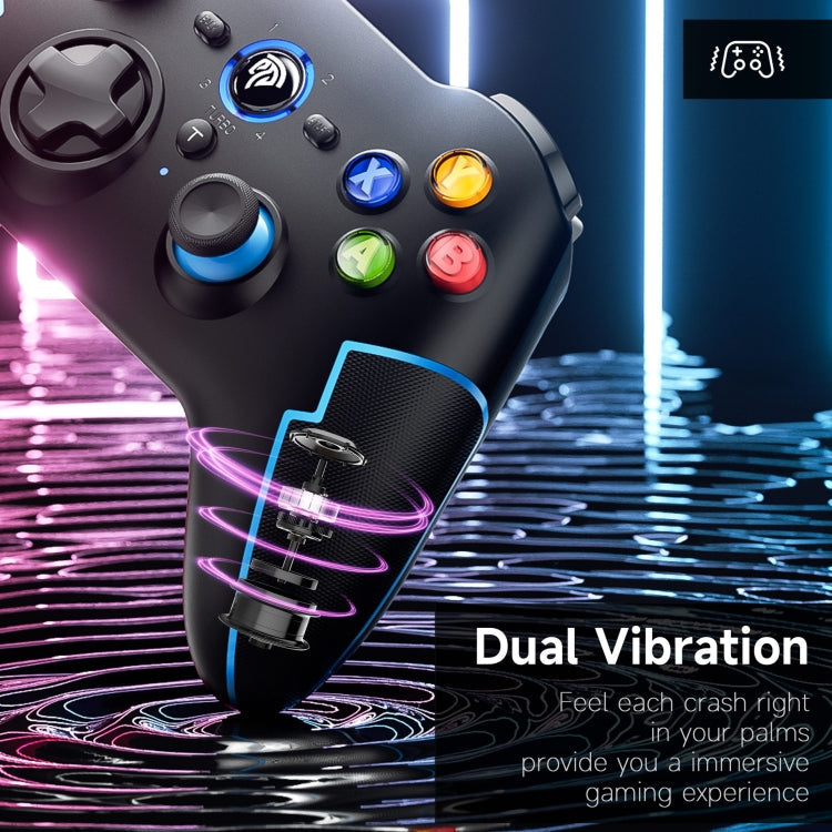 EasySMX 9013Pro  Wireless Game Controller For Switch / PS3 / IOS / Android / PC(White Green)