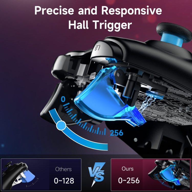 EasySMX 9013Pro  Wireless Game Controller For Switch / PS3 / IOS / Android / PC(White Green)