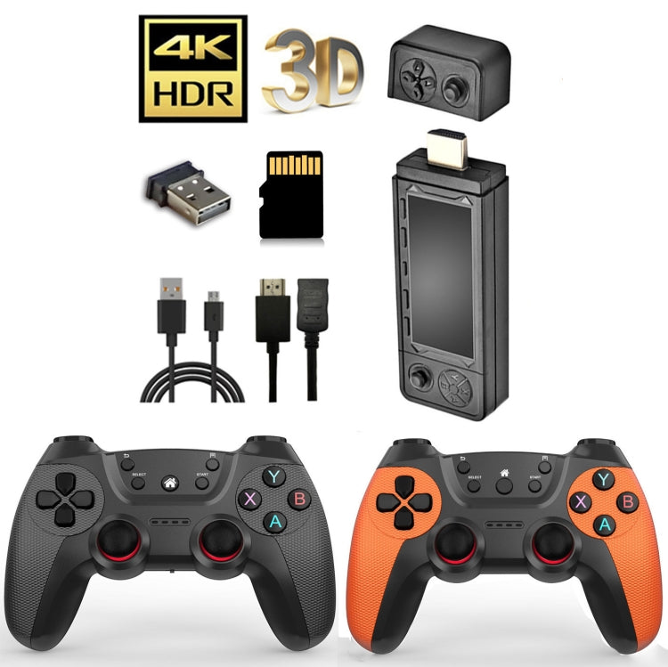 X9 Ultra Video Game Stick Console With 2.4G Double Wireless Controller 128GB 42000+ Games