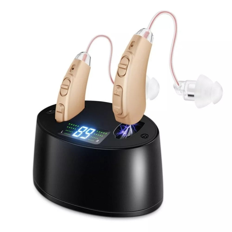 Z-128 Mini Invisible Rechargeable Digital Hearing Aid Personal Sound Amplifier(Skin Color)